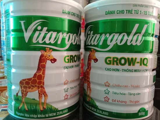 Sữa tăng trưởng chiều cao grow-iq vitargold 900g - trẻ cao hơn - ảnh sản phẩm 1