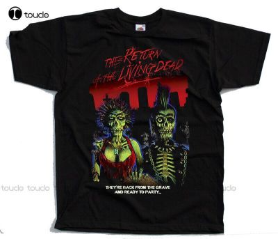 The Return Of The Living Dead V3, Poster, 1985 T-Shirt (Black) All Sizes S-5Xl Gym&nbsp;Shirts Men Custom Aldult Teen Unisex Xs-5Xl