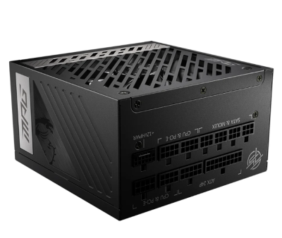 POWER SUPPLY (อุปกรณ์จ่ายไฟ) MSI MPG A850G PCIE5 - 850W 80 PLUS GOLD (BLACK) (ATX)