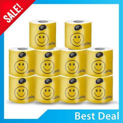 Best Deal Toilet paper White Indonesia Wood Pulp 4Layers 10 Pack Eco