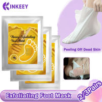 2/3 คู่ Exfoliating Foot Mask Foot Peel Mask ถุงเท้า Pedicure Peeling Foot Dead Skin Remover Deeply Moisturizing ฟุต spa Care-lihaiyan4