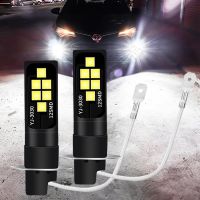 2x H3 Led Bulbs Super Bright Led 12SMD 3030 1200LM Driving Running Lights Fog Lights Auto Leds Car Light Lamp orange White Pink