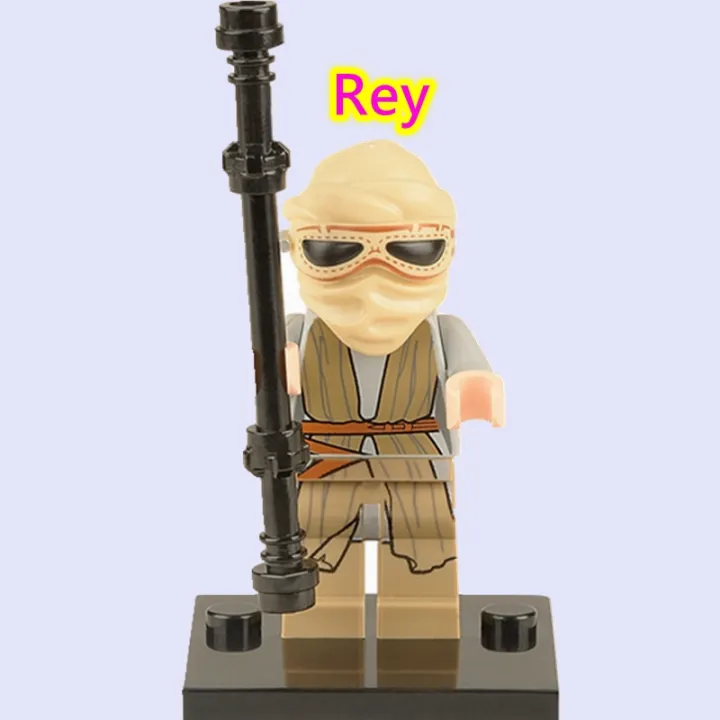 Luke Skywalke เครื่องควบคุม Rey Kylo Ren Starwars ใช้งานร่วมกับ Legoing Minifigures Rise Of Skywalker บล็อกตัวต่อของเล่นเด็ก