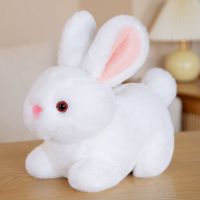 ◇☼ Cartoon Fluffy Rabbit Plush Toys Cute Soft Stuffed Bunny Dolls Pendant Plush Keychain Pillow Children Kids Birthday Xmas Gifts