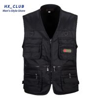 CODLiang Te ?Ready To ship COD? Mens Multi-pocket Tooling Vest Outdoor Fishing Vest