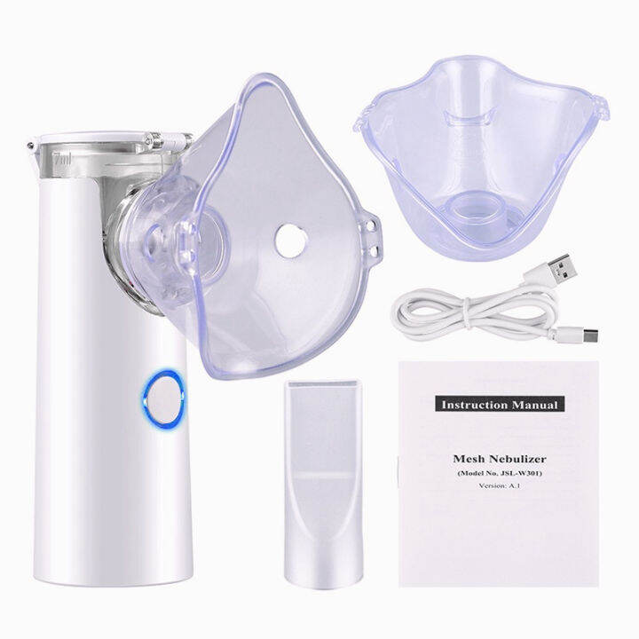 nebulizer-ultrasonic-mesh-เครื่องพ่นละอองออกซิเจน-ขนาดพกพา-ระบบอัลตร้าโซนิค-เครื่องพ่นยาและช่วยหายใจ-หายใจสะดวก-โล่งคอ-เกรดการแพทย์