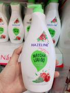 Sữa dưỡng thể Hazeline dưỡng trắng da Matcha - Lựu đỏ 370 ml có vòi