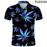 2023 NEW Style  Weed01 Leaf01 3D Printed Polo Shirt Men Fashion Camisas Streetwear Casual Harajuku Hombres Short Sleeve Ropa De HombreNew product，Can be customization