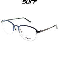 ?กรอบแว่นตาแฟชั่น Vintage โลหะ น้ำหนักเบา ใส่สบาย SURF รุ่น 6097-C5 สีน้ำเงินกรม บริการตัดเลนส์สายตาราคาถูก