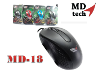 Mouse Optical MDtech เม้าส์ MD-18 USB