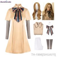 SHUAIYI Megan คอสเพลย์ vestido para crianças meninas feminino ai boneca robôs megan vestidos ญี่ปุ่น dois mil e vinte três trajes de halloween