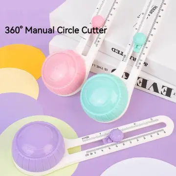 Rotary Circle Cutter, Multi-Functional Round Cutting for DIY Cards Making,  Manual Cutting Tool, Adjustable Mini Circle Cutter - AliExpress