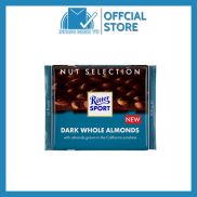 Sô-cô-la đen Hạnh nhân Ritter Sport Dark Whole Almonds 100g