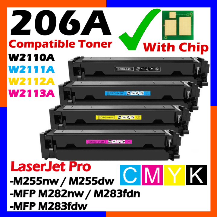 206A W2110A No Chip Toner Compatible For HP LaserJet Pro M282nw