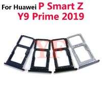 สำหรับ Huawei P สมาร์ท Z Y9นายก2019 P 2019สมาร์ทซิมการ์ดผู้ถือถาดใส่ซิมชิ้นส่วนซ่อมแซมเต้ารับตัวแปลง