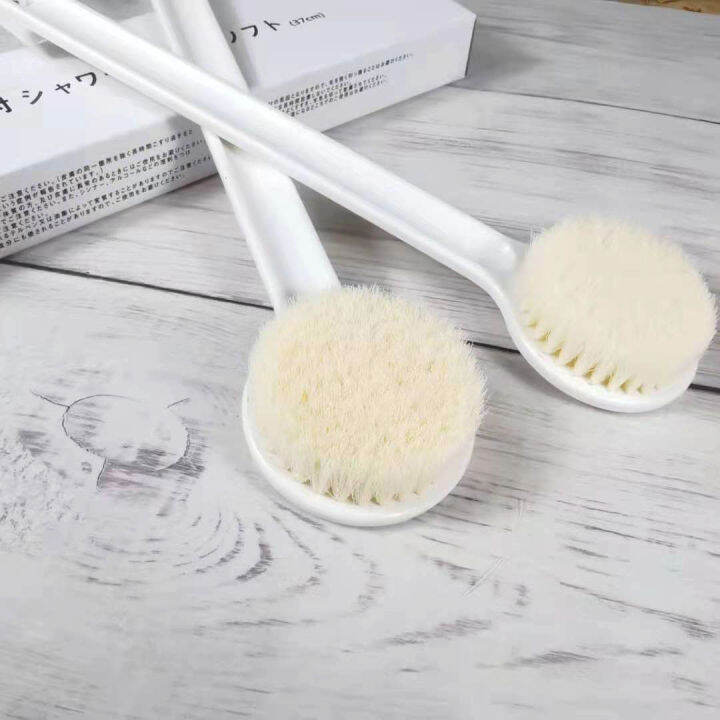 Muji Style Simple Bath Brush Long Handle Soft Bristles Bath Brush Lazada