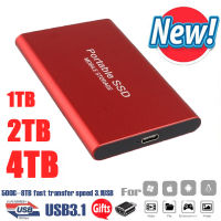 แบบพกพา SSD Sata M.2 Mobile External Solid State Drives USB 3.1 Typc-C 500GB 1TB 2TB 4TB ฮาร์ดดิสก์ไดรฟ์สำหรับแล็ปท็อปเดสก์ท็อป