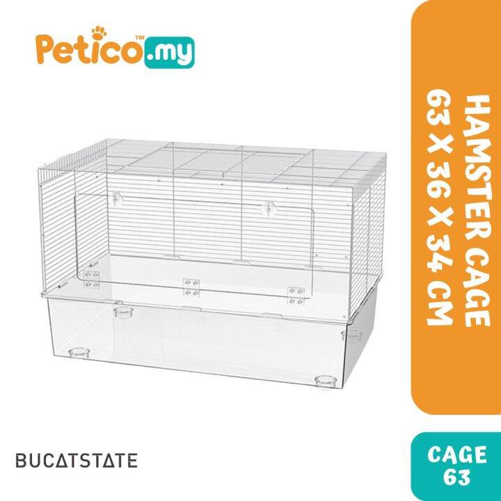 Curated visual reference: Visual Reference: Bucatstate 63 Hamster Cage With Top Window And Acrylic Door
