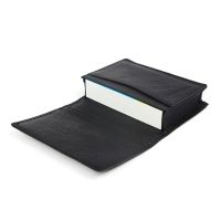 Men Black Leather Expandable Credit Card ID Business Cards Holder Wallet Case Card Holders