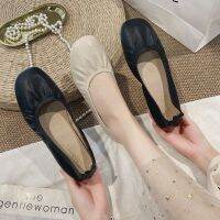 รองเท้าหนังนิ่มสำหรับผู้หญิง Zapatos รองเท้าผ้าใบ Femme Loafers Sapatos Femininos 2022 Designer Primavera Gratis Ongkir Verano