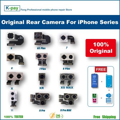 ™ Rear Camera For iPhone 6 7 8 8Plus X XsMax XR 11 Flexible Cable Replacement For iPhone X 11Pro 11ProMAX Camera Gifts