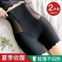 卍卐 Womens belly-shrinking hip-lifting panties womens high-waist safety pants womens summer anti-walking beam waist leggings womens ice silk hip-lifting pants