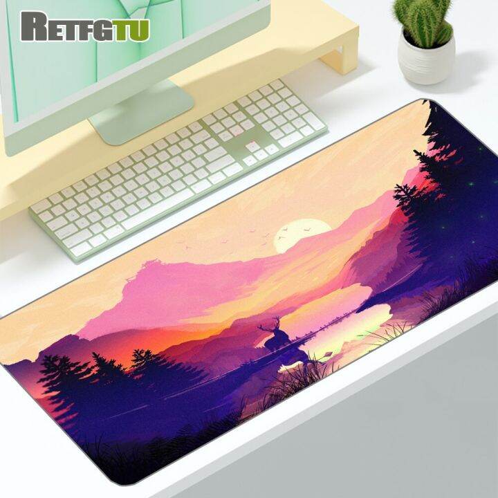 90x40cm Mousepad for Deep forest firewatch Laptop Gamer Mousepad Gaming ...