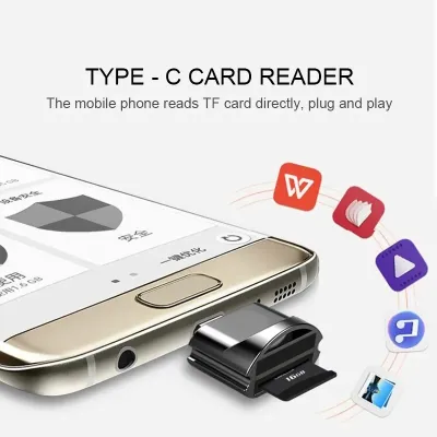 Type C OTG To Micro-sd TF Adapter Memory Card Reader untuk Samsung Huawei Xiaomi Macbook Micro USB To Type C Adapter Converter