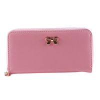 Fashion Korean Cute Bowknot Purse Solid Wearable Wallet for Women