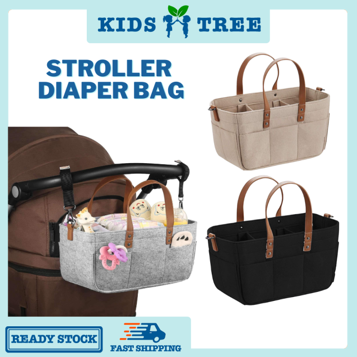 Stroller Bag Maternity Diaper Baby Bag Mummy Bag Hanging Nappy Diaper ...