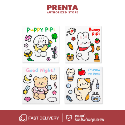 PRENTA สติกเกอร์จัดส่งแบบสุ่ม 1PC สติ๊กเกอร์น่ารัก sticker สติ๊กเกอร์กันน้ำ แต่งไดอารี่