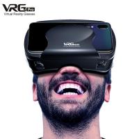 VRG Pro 3D Glasses VR Glasses Virtual Reality Full Screen Visual Wide-Angle VR Glasses For 5 To 7 Inch Smartphone Devices