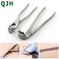 DIY handmade leather craft tools glue bonding auxiliary steel clip vegetable tanned leather sheepskin bonding fixing tool pliers