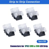 สำหรับ Ip20 Ip65แถบ Led Smd Cob ท่อกลวง5ชิ้น2pin 8มม. ตัวเชื่อมต่อแถบยืดหยุ่นปลั๊กตัวเมีย Dc รวดเร็ว3แบบใหม่