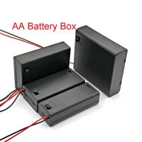 DIY 1/2/3/4 Slot AA Battery Holder Box Case AA Battery Holder Box Case with Switch