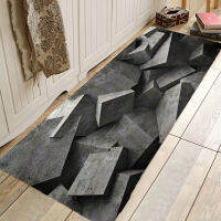 Concise abstract Carpet Kitchen Entrance Door Mat Anti-slip Floor Rug Bathroom Area Hallway Concise Floor Tile Design