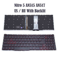 RU US SP BR Keyboard for Acer Nitro 5 AN515-55 AN515-54 AN515-43 AN517-51 Nitro 5 n20c1 n20c2 Russian laptop backlit