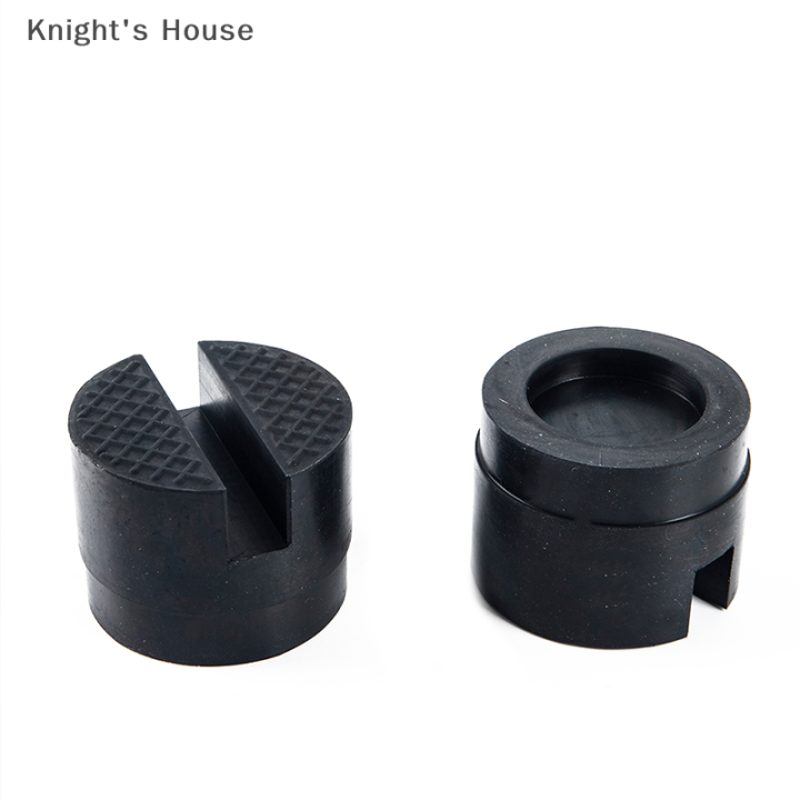 knights-house-รถยนต์สีดำแจ็คยาง-pad-anti-slip-rail-อะแดปเตอร์สนับสนุนบล็อกหนัก
