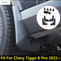 ด้านหน้าด้านหลังล้อ Fender Mudguard Mud Guard Flap Splash Protector สำหรับ Chery Tiggo 8 Pro 2021 2022อุปกรณ์เสริมภายนอก