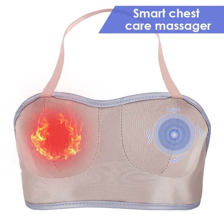 Breast Massager Electric Wireless Heating Chest Breast Enhancer
