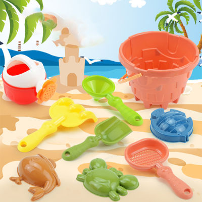 LT【ready Stock】9 Pcs Beach Sand Toy Set Outdoor Summer Game Children Gift For Kids Toddlers Boys Girls1【cod】