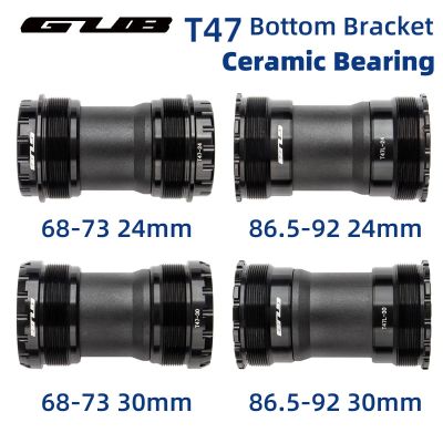 GUB T47จักรยานตัวยึดด้านล่างแบริ่งเซรามิกและเครื่องมือติดตั้งสำหรับ MTB จักรยานเสือหมอบ30มม. 24มม. ข้อเหวี่ยง47 68-73-92mm