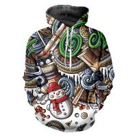 2023 style Mens Hoody 3D Print Christmas Hoodies Cute Snowman Men Anime Hooded Funny Hip Hop Women  Pullover Holiday Snowflake，can be customization