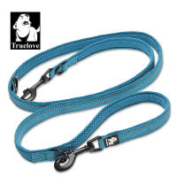 Truelove 7 In 1 Multi-Function Adjustable Dog Lead Hand Free Pet Training Leash Reflective Multi-Purpose Dog Leash Walk 2 Dogs