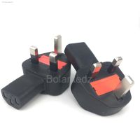 ♠▪ UK to IEC320 C13 Power adapter British BS1363 male to IEC320 C13 female Right Angle AC Plug UK 3pin to PDU/UPS Conversion plug