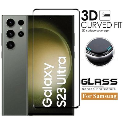 กระจกคลุมทั้งหมดสำหรับ Samsung Galaxy S23ฟิล์มเลนส์ป้องกันกระจกกันรอยเป็นพิเศษ