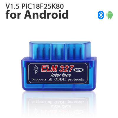 OBDMonster Bluetooth ELM327 V1.5 with PIC18F25K80 Chip Car Mini OBD2 Scanner Check Engine Diagnostic Scan Tool with Two Boards