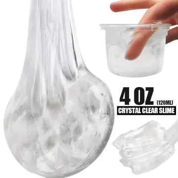 Thick white glossy slime