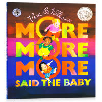 Baby wants more original caddick Silver Award picture books in English more more more said the baby childrens English Enlightenment cognition picture books warm parent-child picture books paperback folio