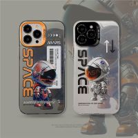 สองชั้นเคสอะคริลิค NASA Spaceman สำหรับ iPhone 11 12 Pro Max 13 Pro Max 14 Pro Max ฝาแข็ง